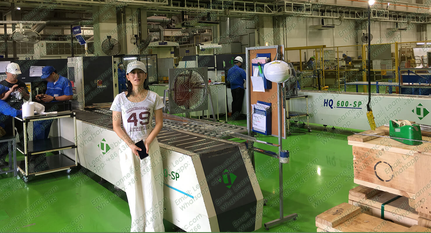 CNC Busbar Manufacturing Lines Tooling Systems and Feeding Platform Showroom